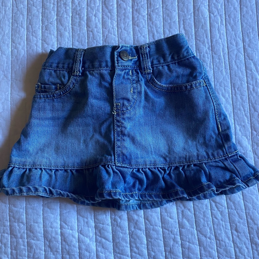 OshKosh B’gosh Denim Skirt (with shorts!) 4T